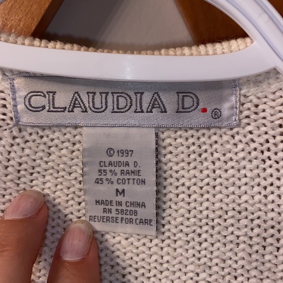 Vintage Bedazzled Sweater Vest - Picture 5 of 6